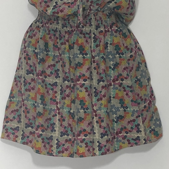 PARKER 100% silk abstract floral pattern size xs - Picture 7 of 9